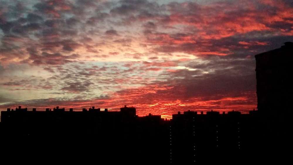 Вечерний закат.