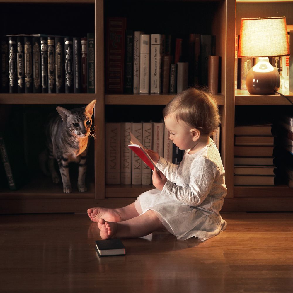 Садись поближе я тебе почитаю..