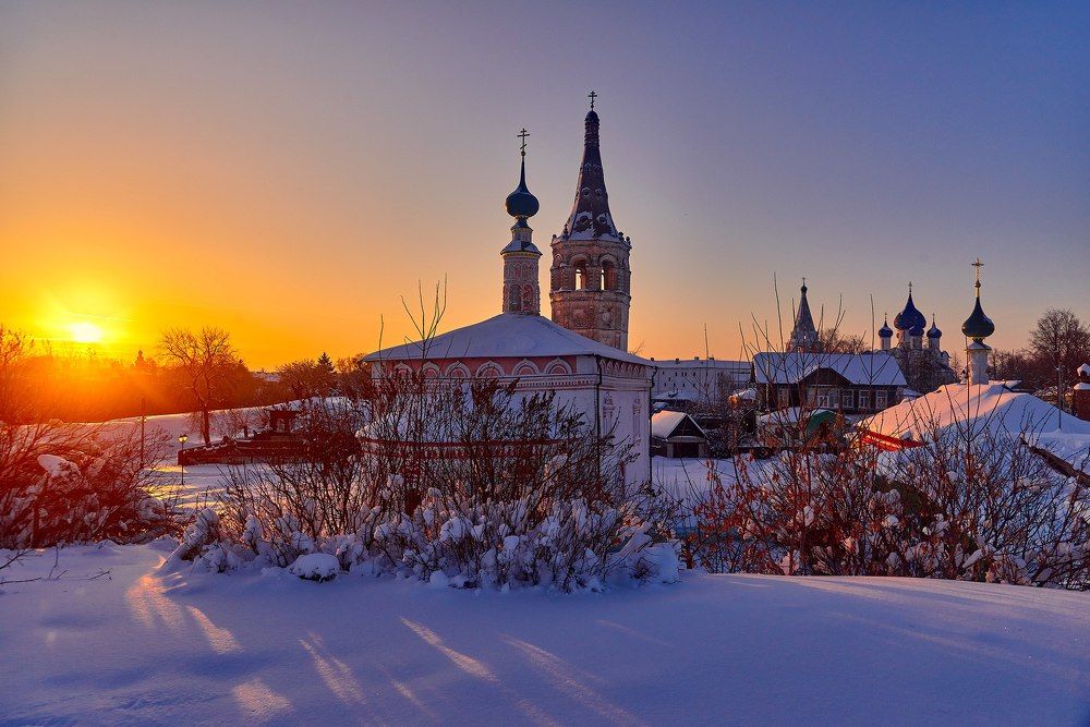 Огненный закат