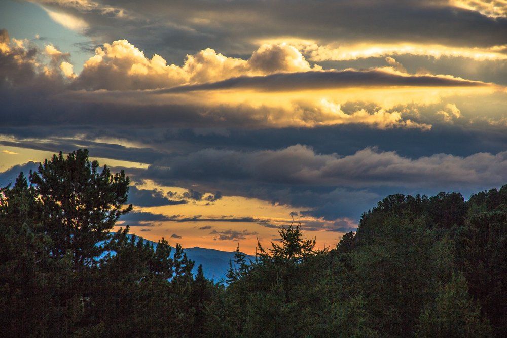 Закат на перевале