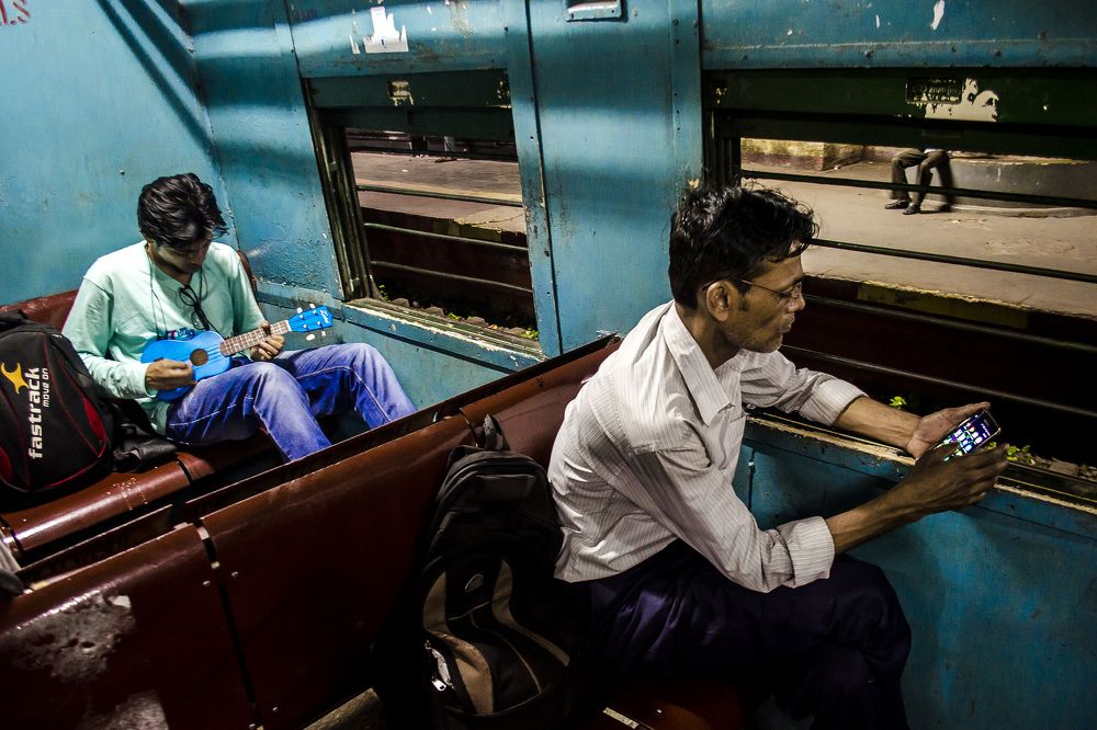 Busy with their own device