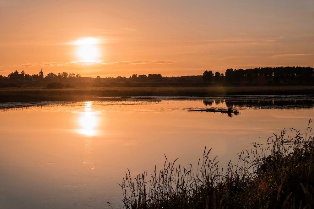 Уходящее солнце