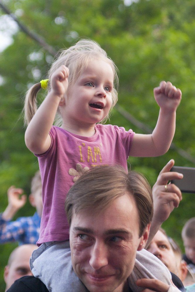 Вместе с папой на концерте