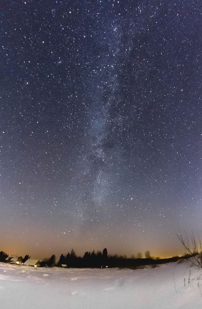 Домики под звездами