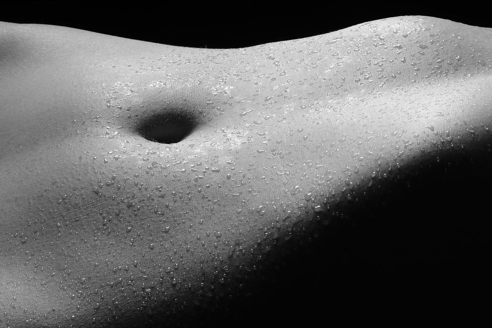 Капли на теле