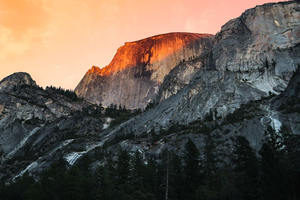 Последний луч света на Хаф-Доум