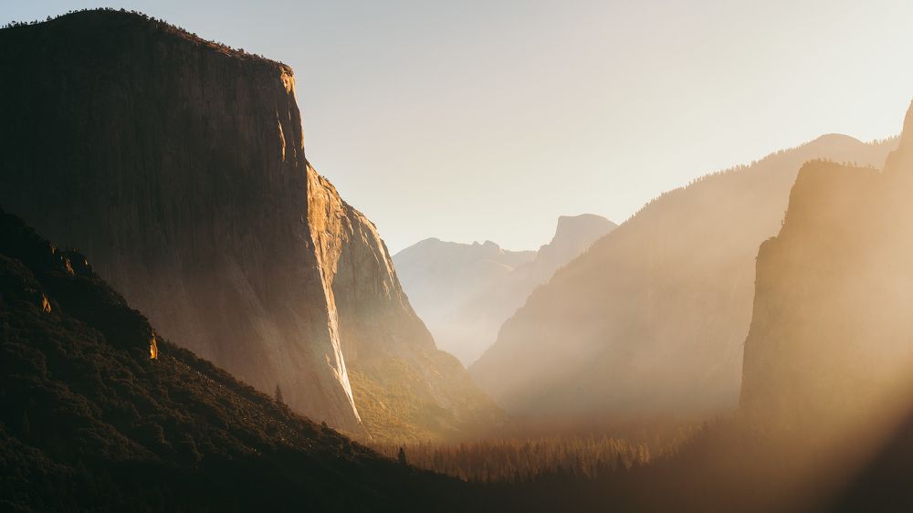 Утро в Йосемити