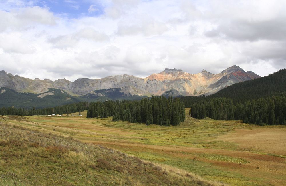 Фото с высоты 3170 м над уровнем моря. Штат Колорадо.