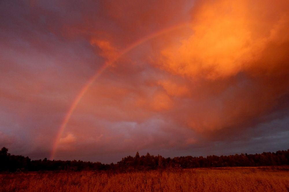 Вечерняя радуга