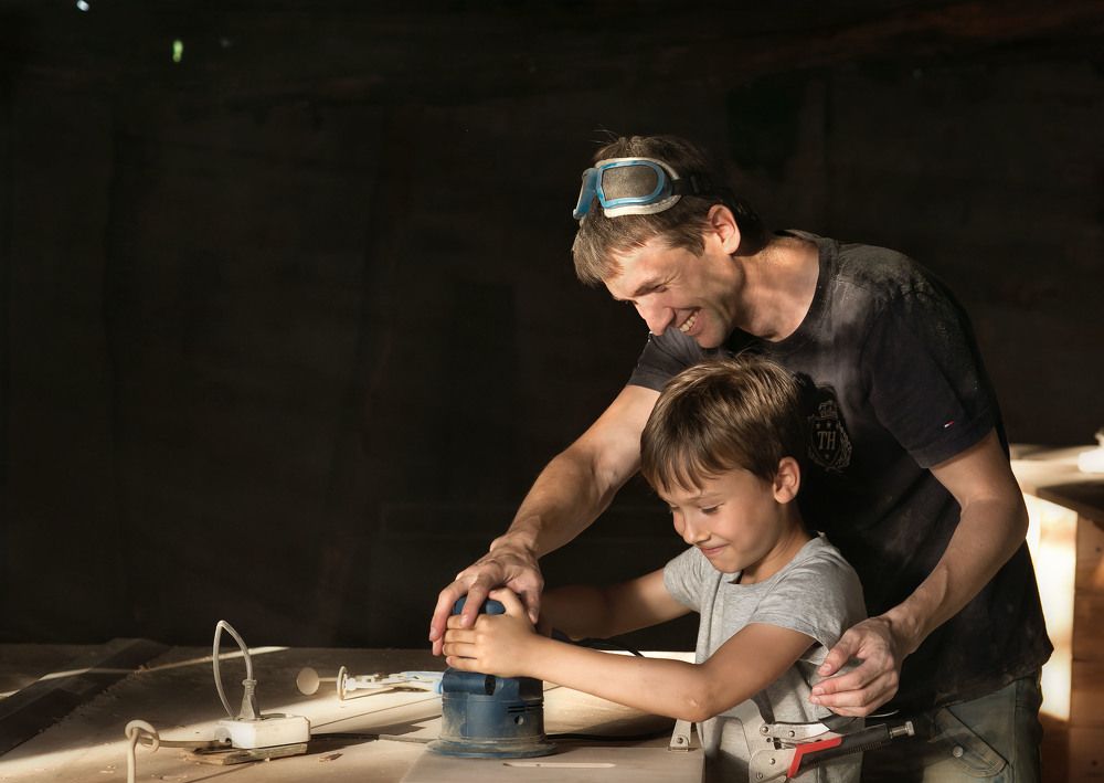 В мастерской