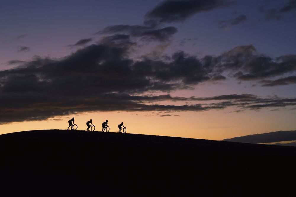 Sunset on Nam Cuong dunes