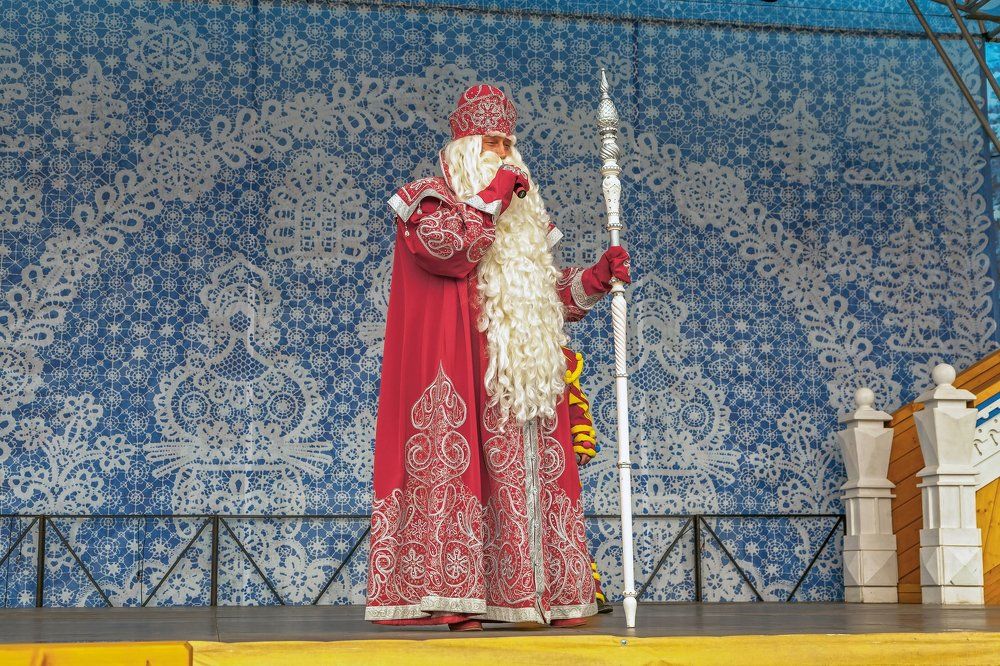 Главный Дед Мороз России в Олимпийском парке Сочи 2014