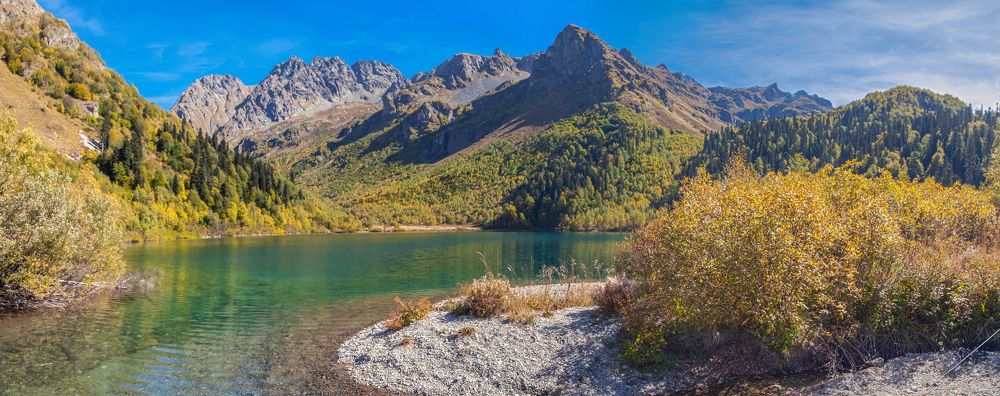 The source of the Mzymta River.