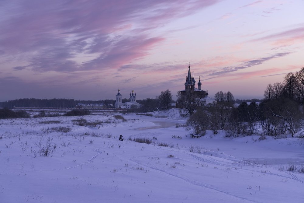"Наедине с зимним рассветом в Дунилово"
