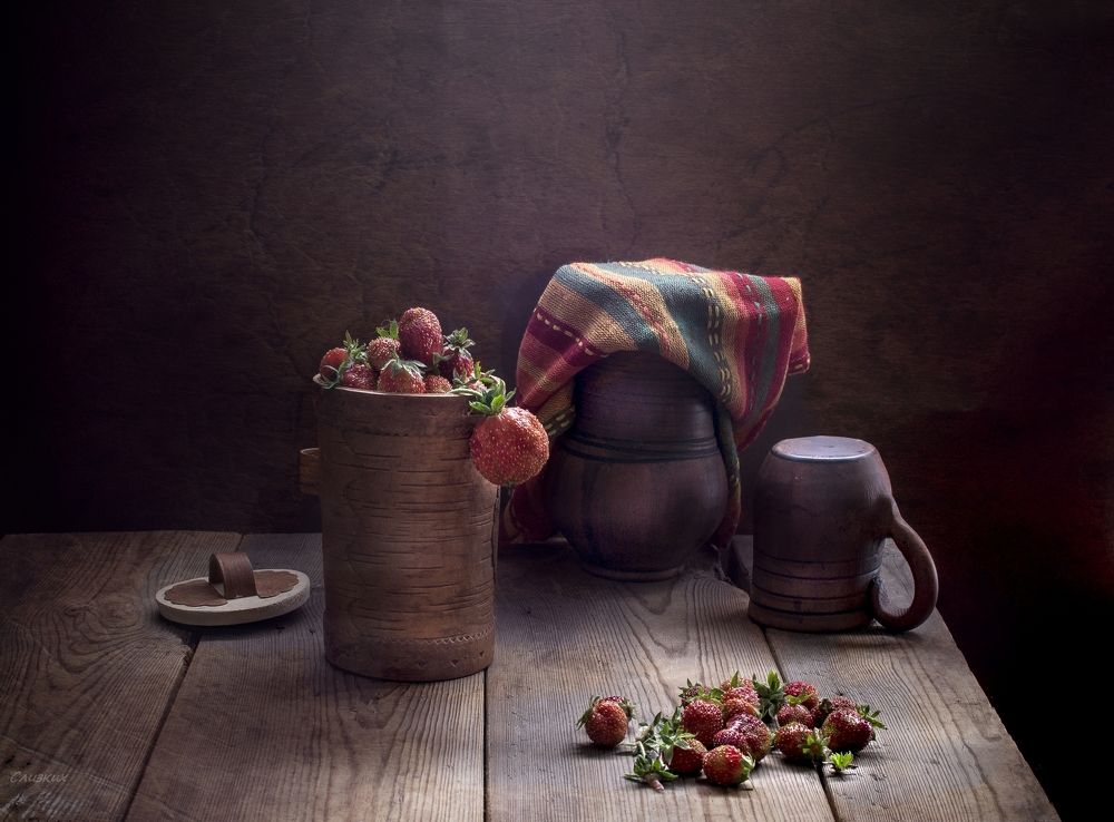 С  клубникой