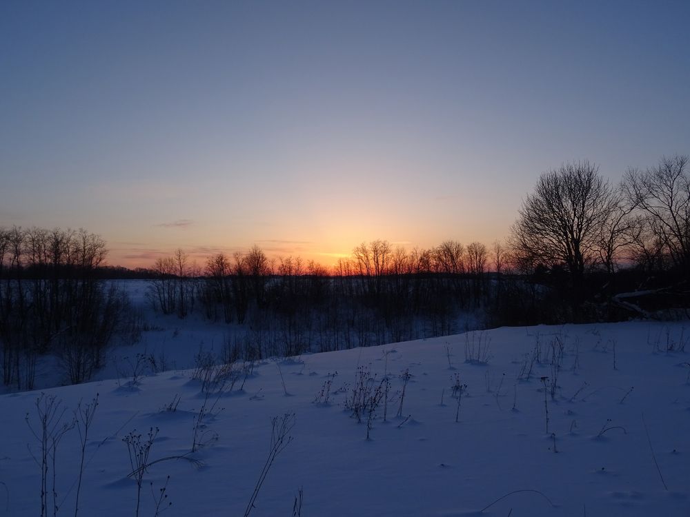 Зимний закат