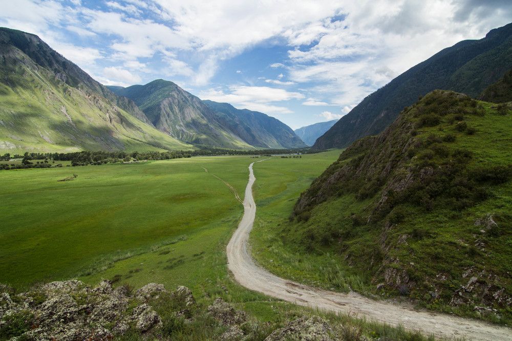 Долина реки Чулышман, Алтай