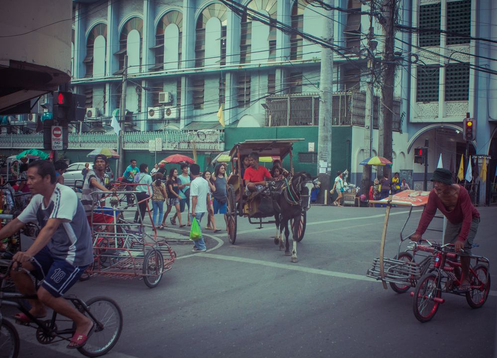Busy Streets of Cebu City