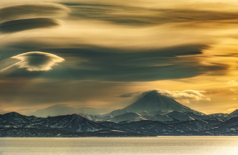 Зарождение лентикулярных облаков