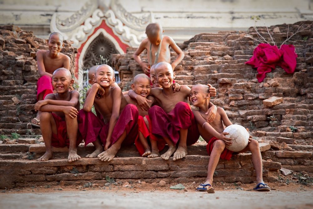 Novices after playing Football