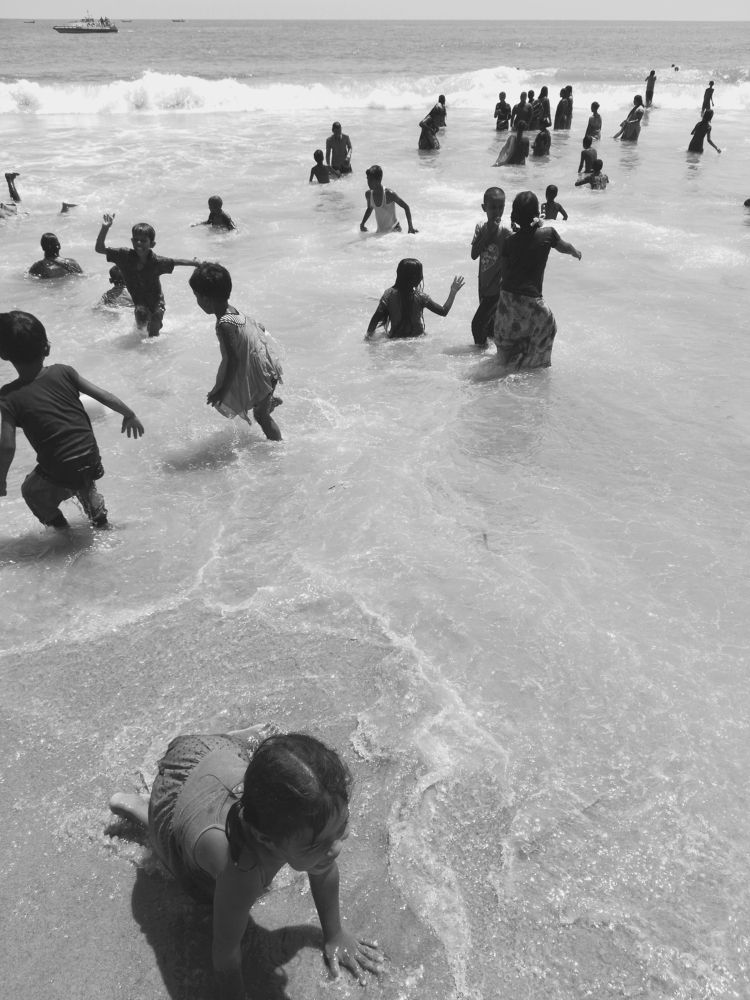 People in action
