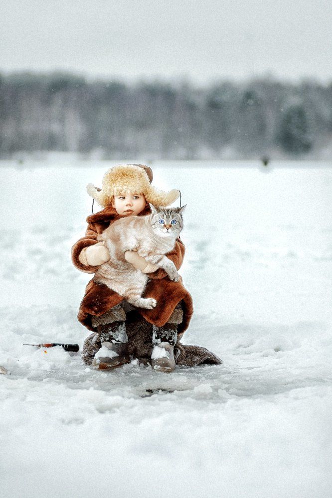 На зимней рыбалке