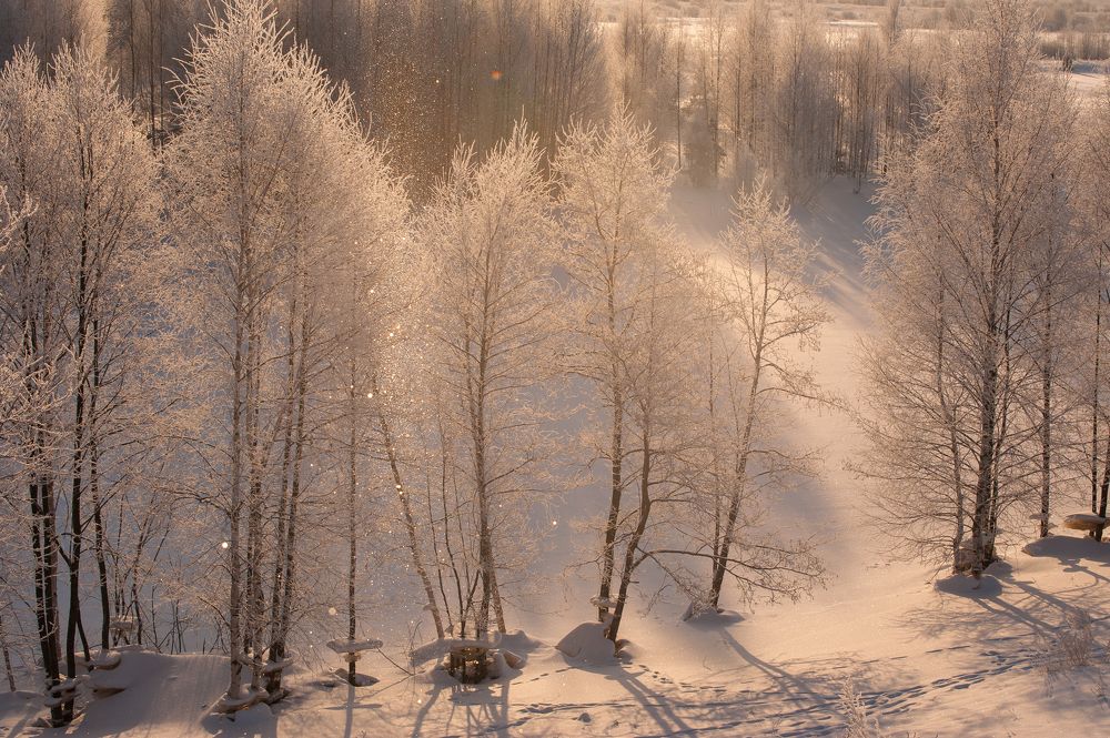 На рассвете...