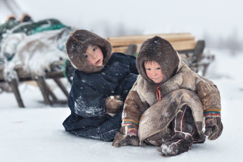 Ненецкие  мальчишки