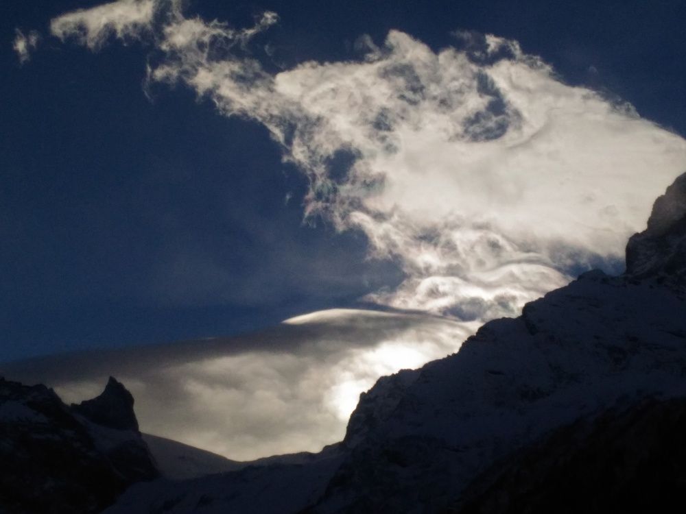 DOMBAY SKY-DRAGON ON THE MOUNTAINS