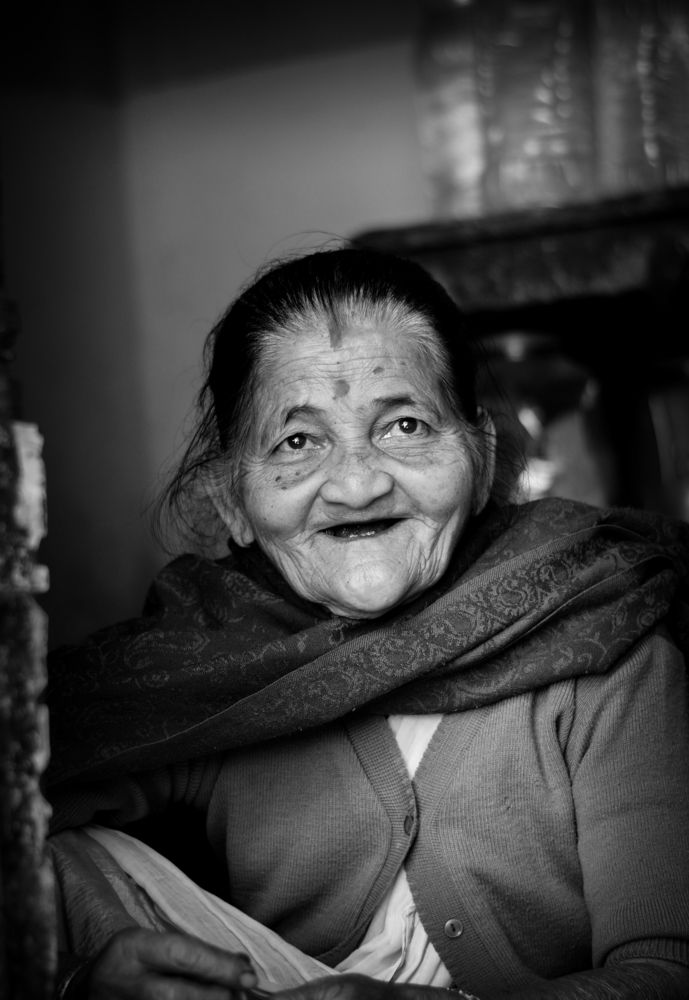 A face reflects the happiness within