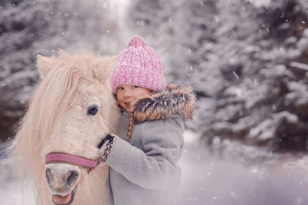 Девочка и пони