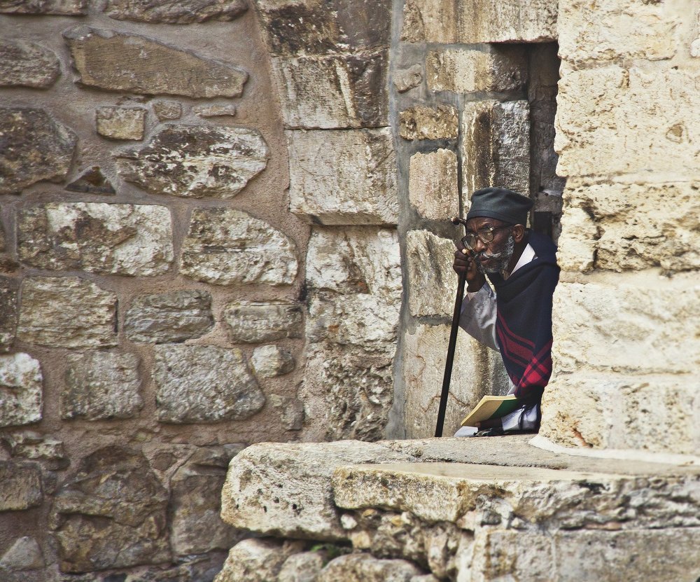 Посетитель храма Гроба Господня