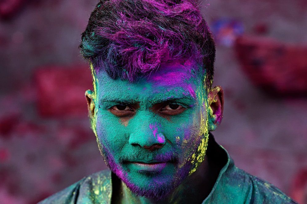 Faces of Holi..
