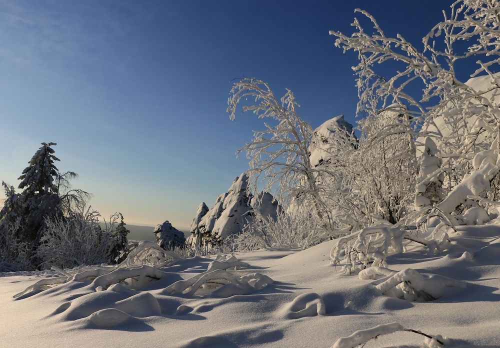 Зима на горе Колпаки