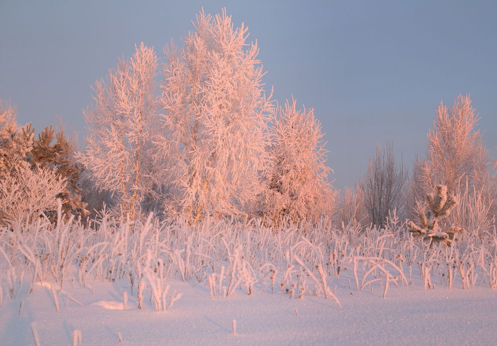 после снежной метели