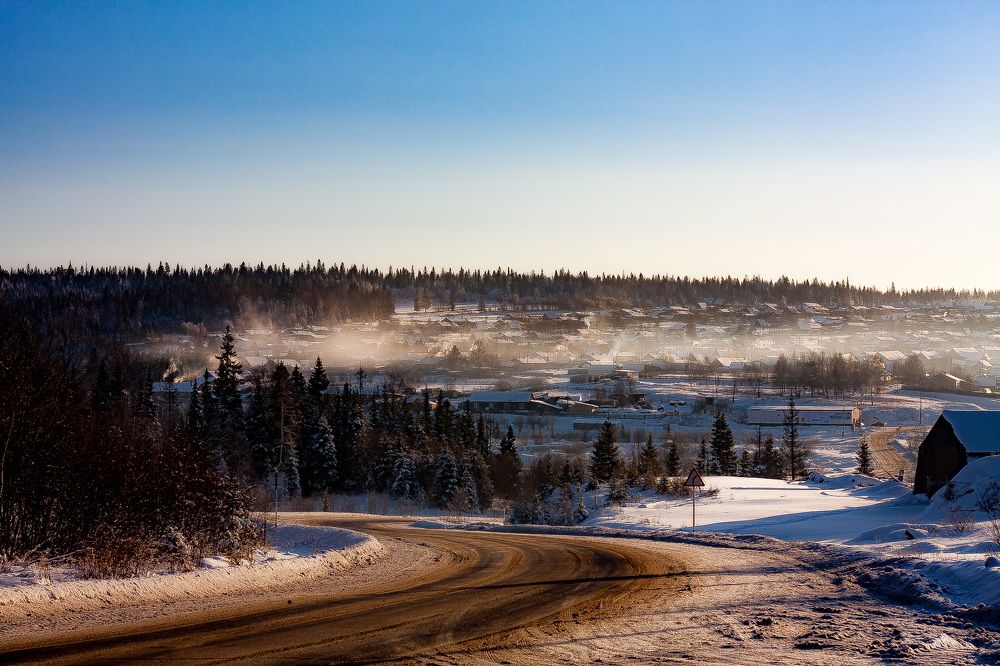 Деревенька моя.