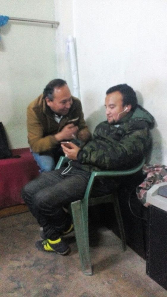 Talking with a friend