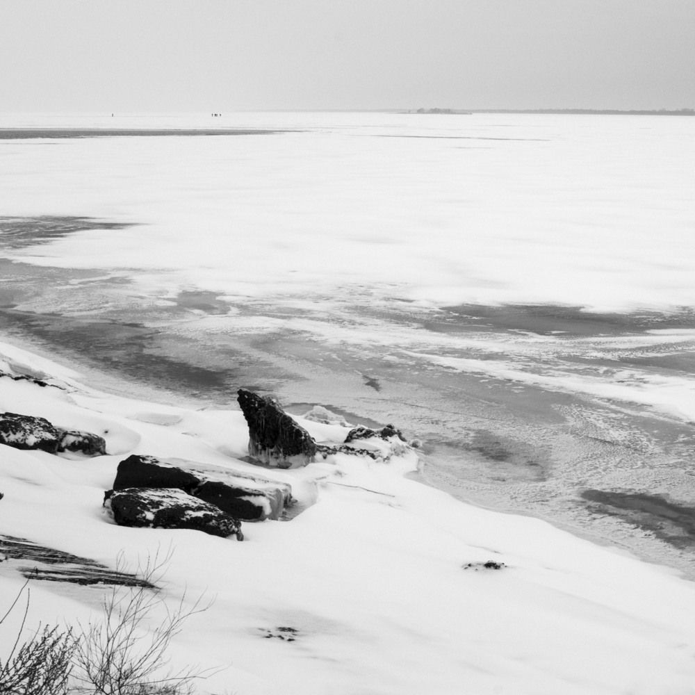 in the cold of ice