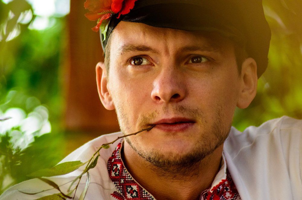 русский парень