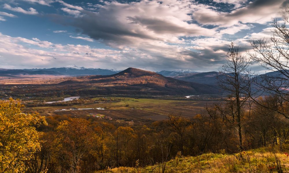 Долина Даховская. Осенний вид
