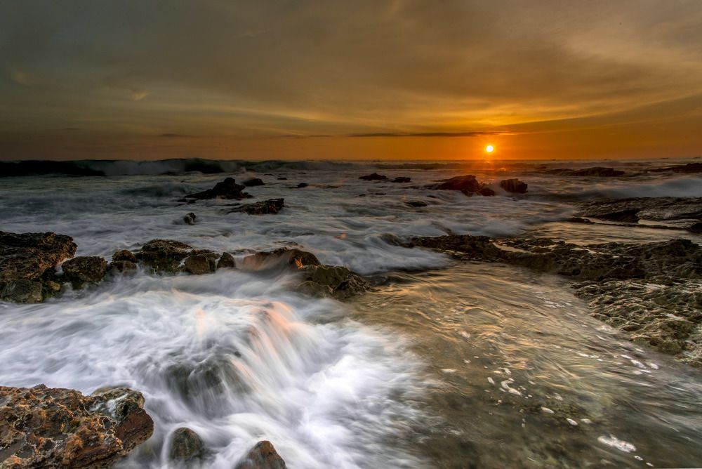 Splash Before Sunset