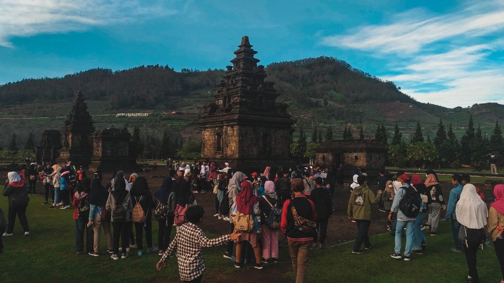 Keindahan candi arjuna