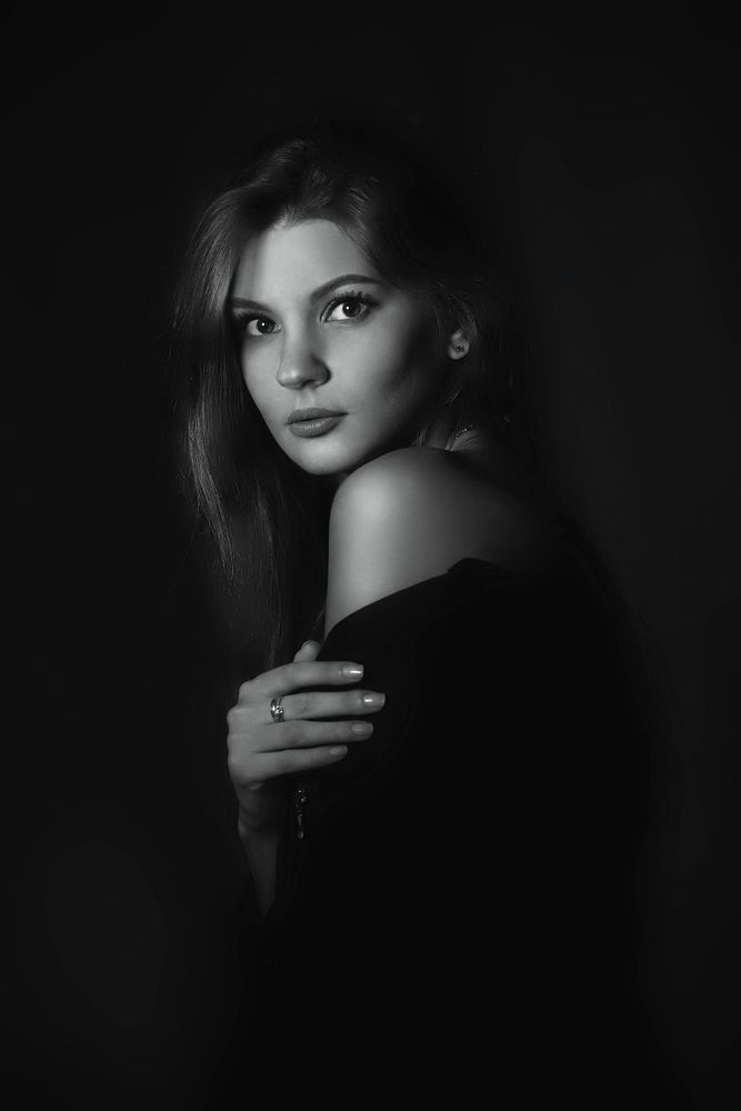 Портрет в ч/б тонах