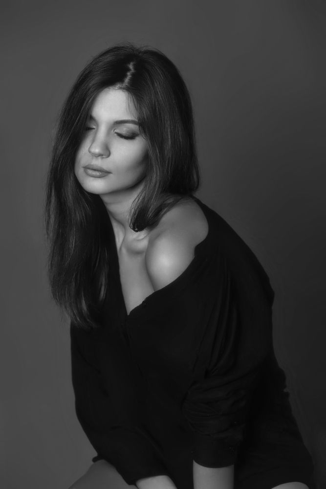 Портрет в ч/б тонах