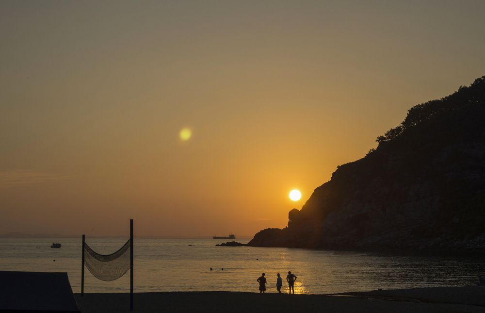 Вечер на пляже