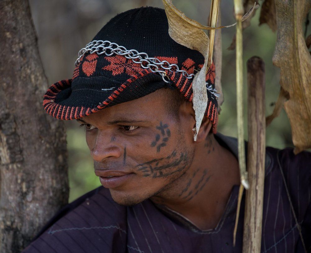 Пастух из племени фулани. Камерун.