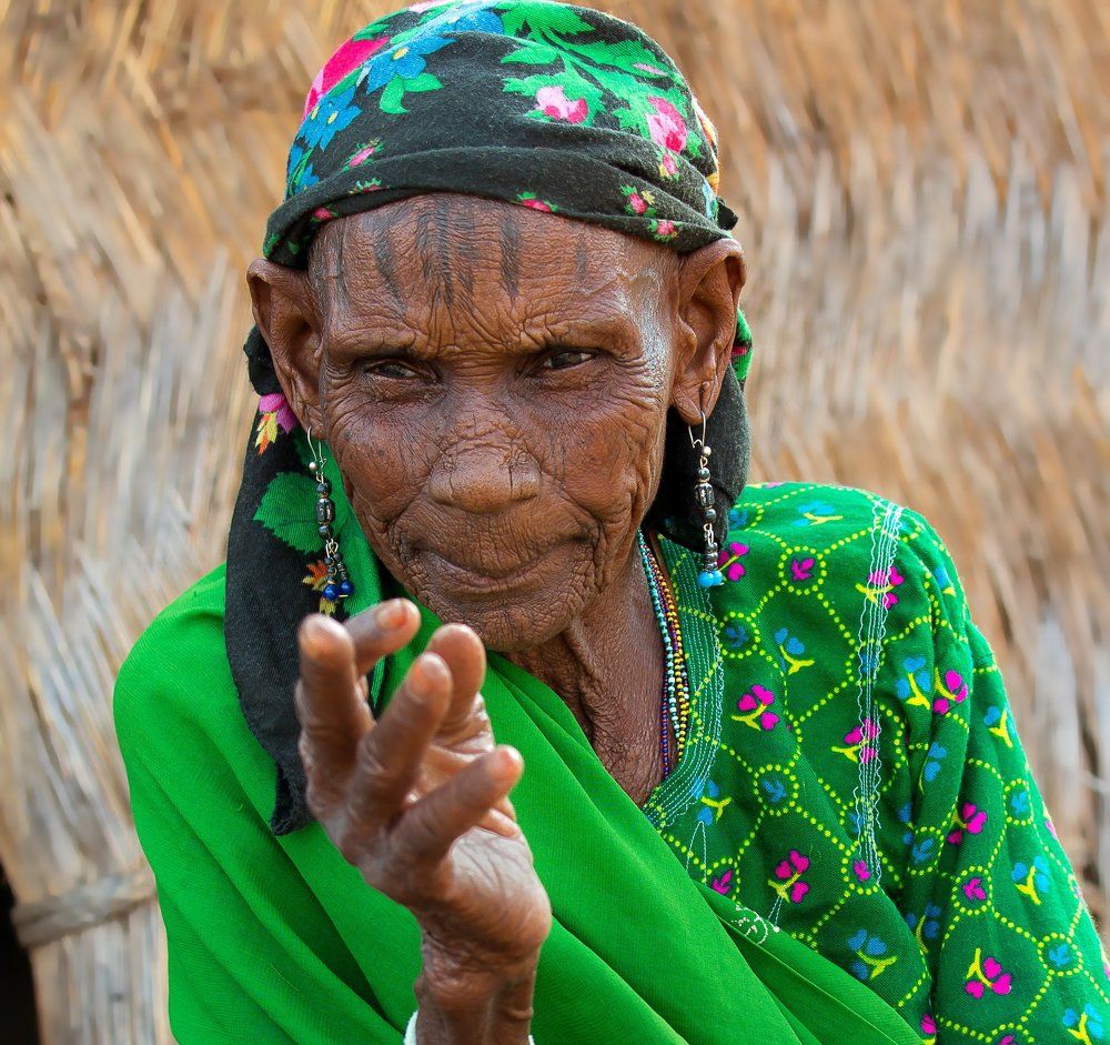 Камерун. Бабушка фулани