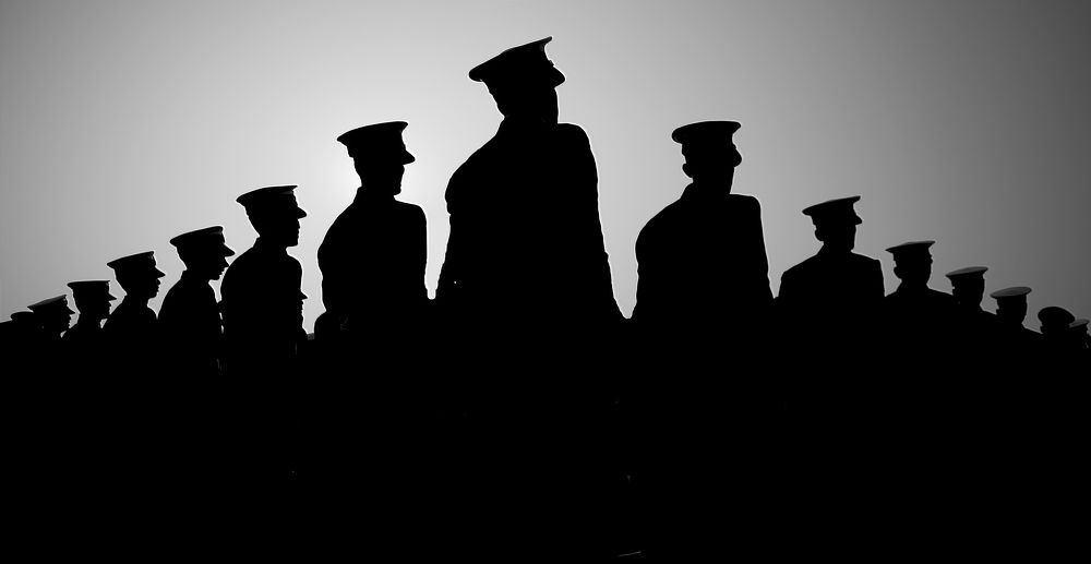 Silhouette Edition of Parade Practice.