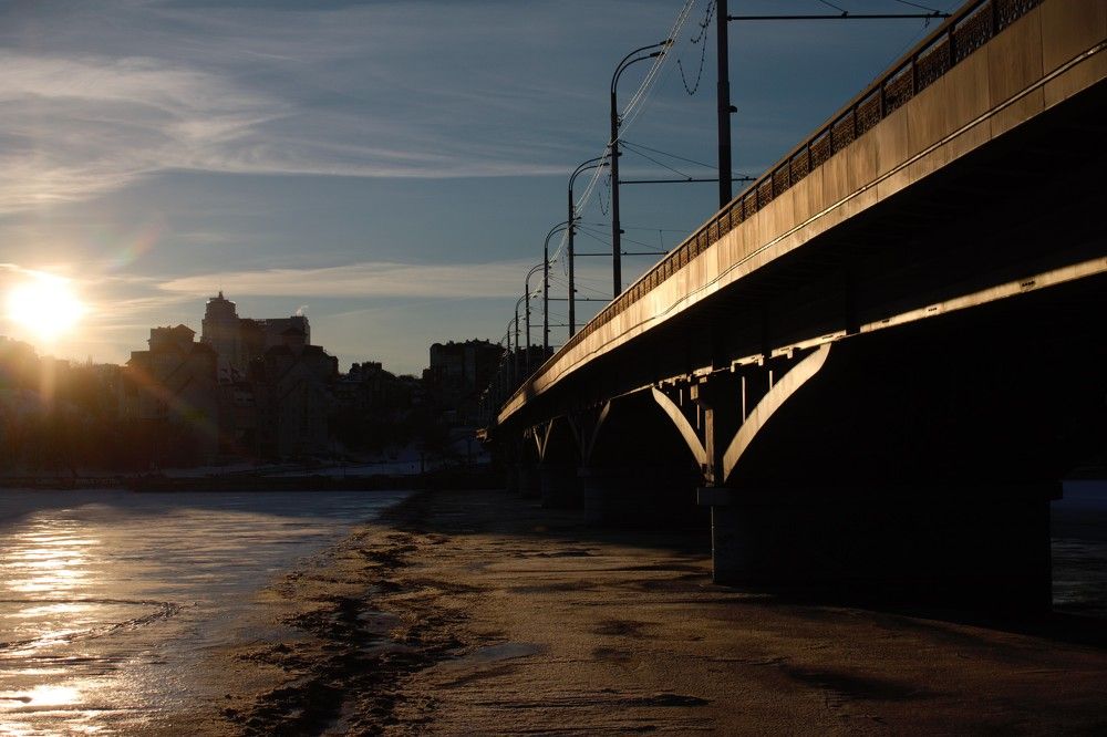 вечерний мост
