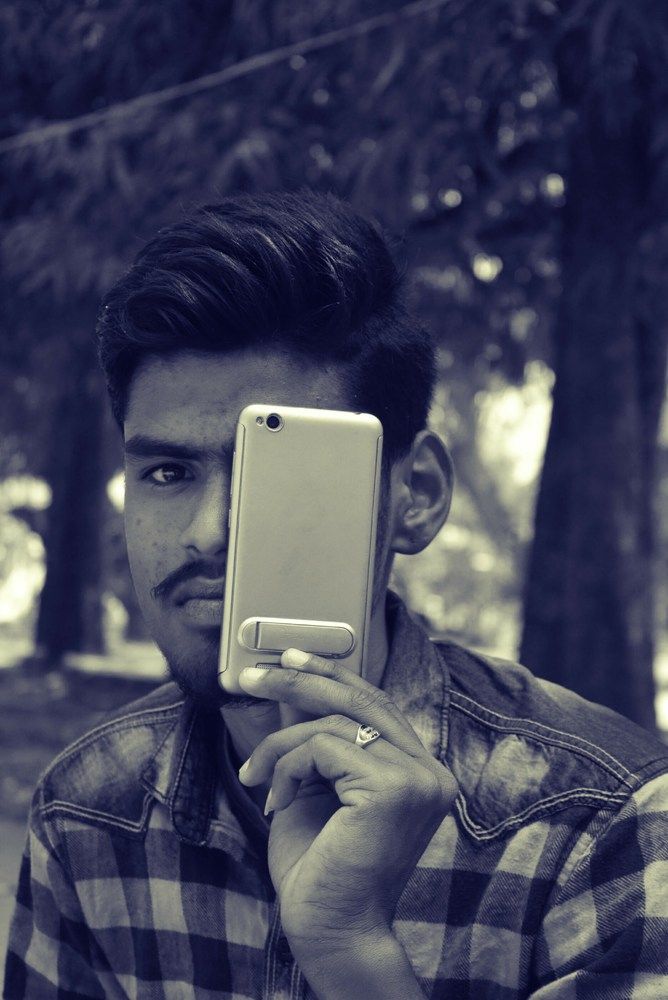 Black and white